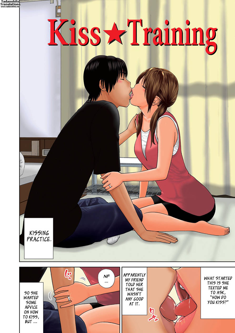 Hentai Manga Comic-33 Year Old Unsatisfied Wife-Chapter 1-Kiss Training-3
